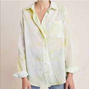 Anthropologie long sleeve button down nwot small
